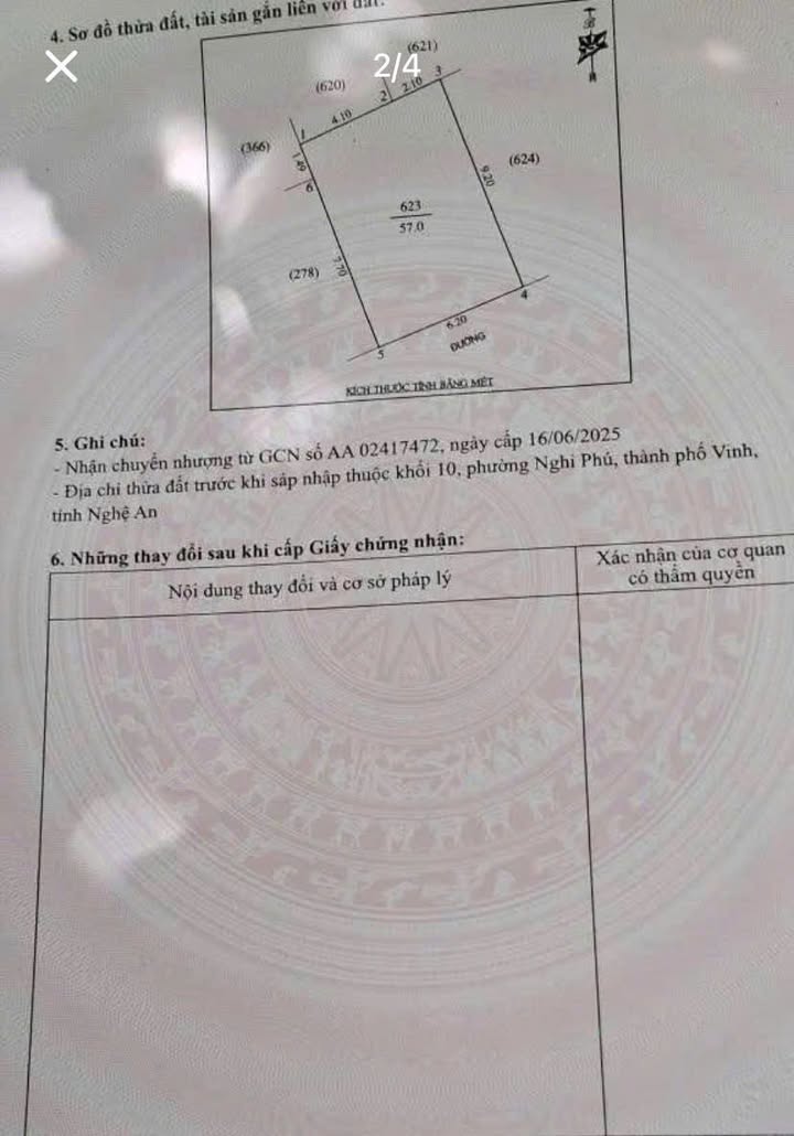 Đất nền Vinh Phú 57m² giá chỉ 1 tỷ - Vị trí đẹp gần khu đấu giá!