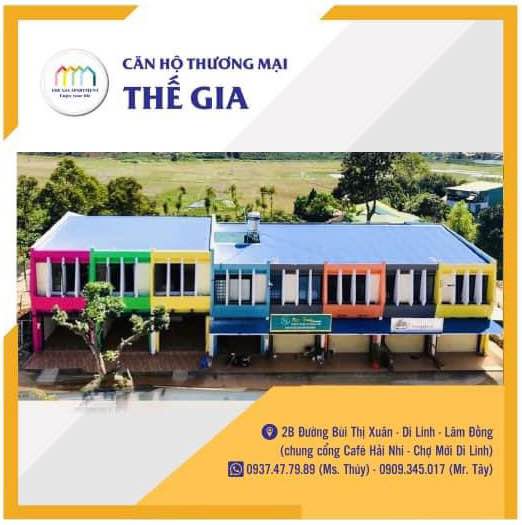 Căn hộ Thương mại Thế Gia Di Linh - Giá cho thuê siêu hấp dẫn cho vợ chồng mới cưới