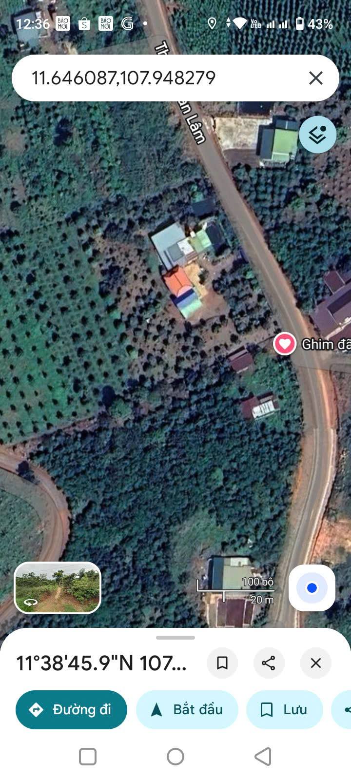 Đất thổ cư 1040m² tại thôn 9 Tân Lâm, Di Linh - Giá chỉ 850 triệu!