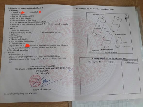 Nhà liền kề 3 tầng Hưng Lộc 128m² giá 6 tỷ - Đầu tư sinh lời ngay!