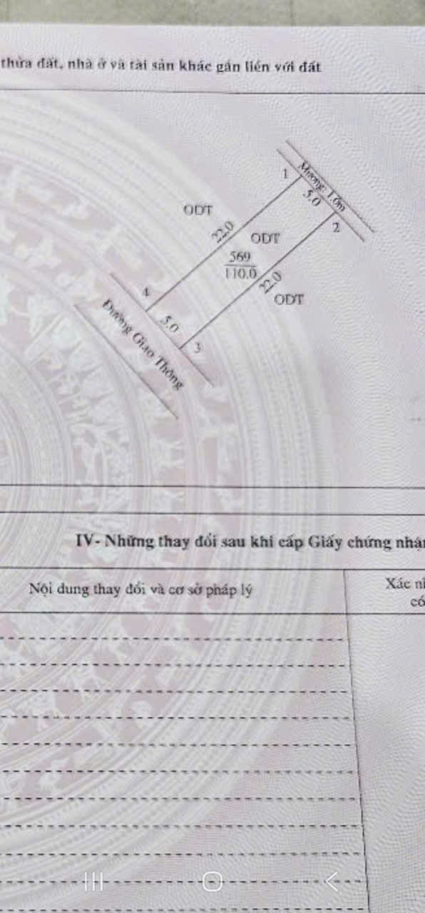 Đất thổ cư 110m² khu 6, thị trấn Thanh Thủy giá 2 tỷ - Cơ hội đầu tư tuyệt vời!