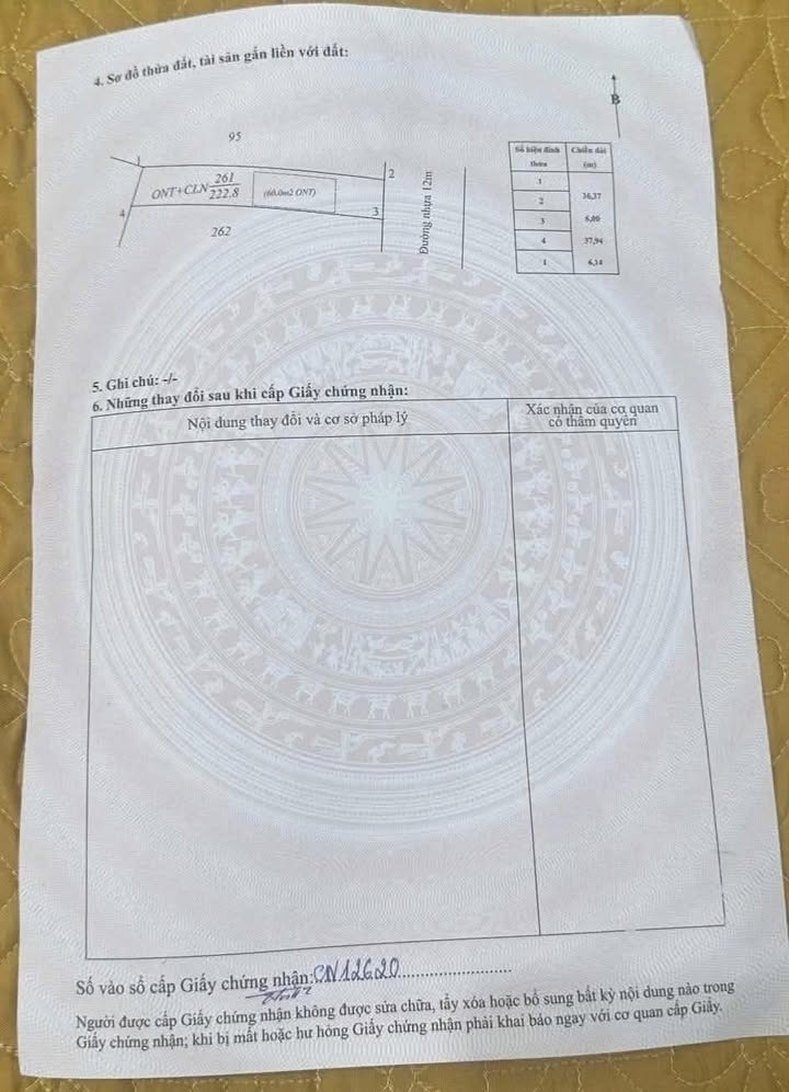 Đất thổ cư Phú Xuân Krông Năng 6x37m giá 490 triệu - Đầu tư sinh lời ngay!