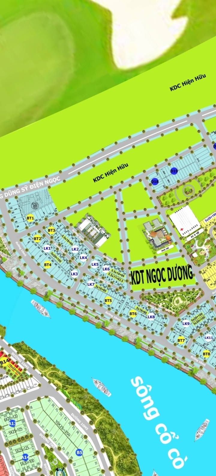 Lô đất đẹp KĐT Ngọc Dương Riverside 94m² chỉ 2.5 tỷ - Đầu tư sinh lời ngay!