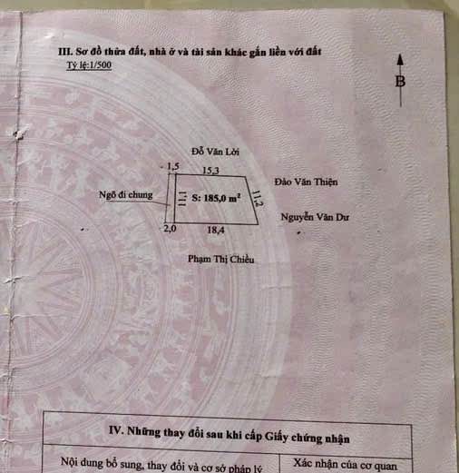 Đất nền 185m² phố Chợ Hương, phường Hưng Đạo - Tiềm năng kinh doanh lớn!