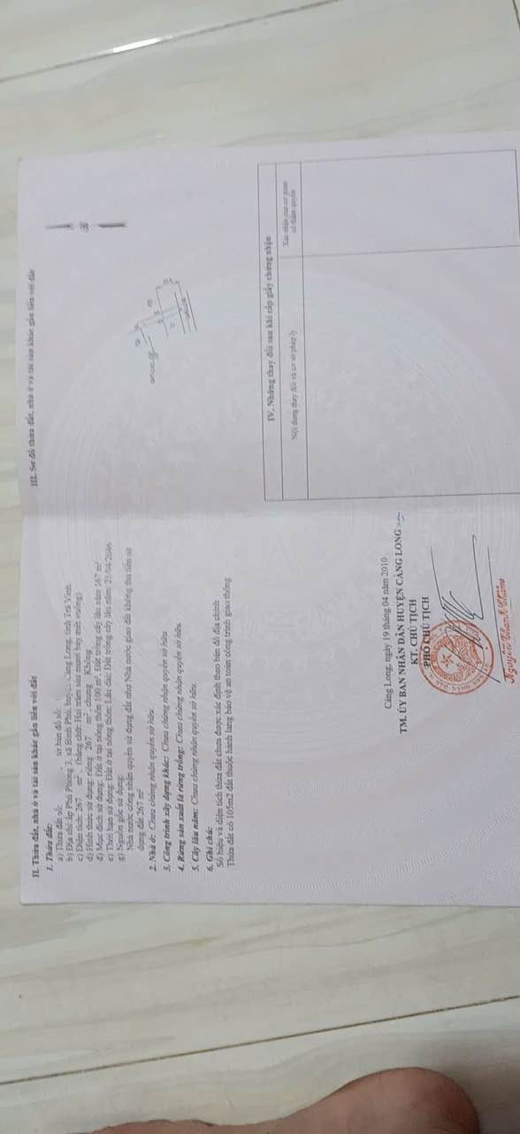 Đất mặt tiền QL60 xã Bình Phú 267m² giá 1.2 tỷ - Cơ hội đầu tư sinh lời!