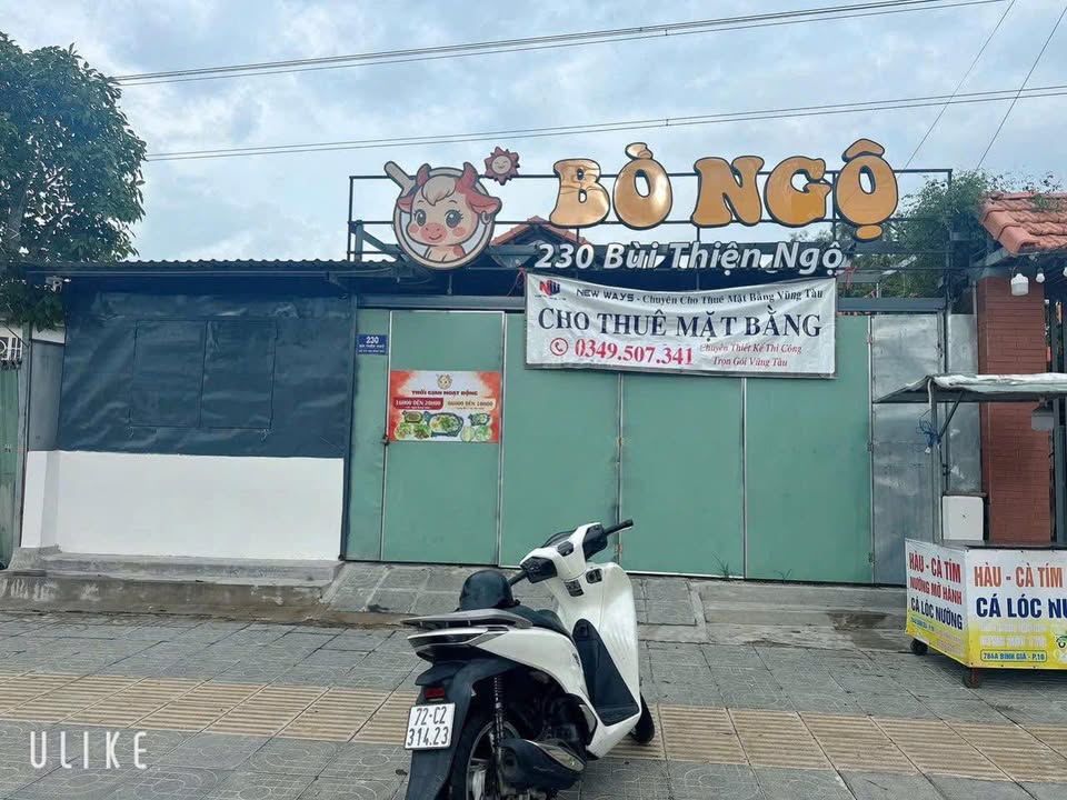 Cho thuê mặt bằng Bùi Thiện Ngộ, Vũng Tàu 250m² - Vị trí đắc địa, dễ kinh doanh!