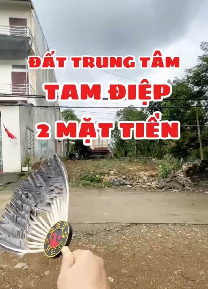 Đất nền phường Trung Sơn, Tam Điệp 162m² - 2 mặt tiền, pháp lý rõ ràng!