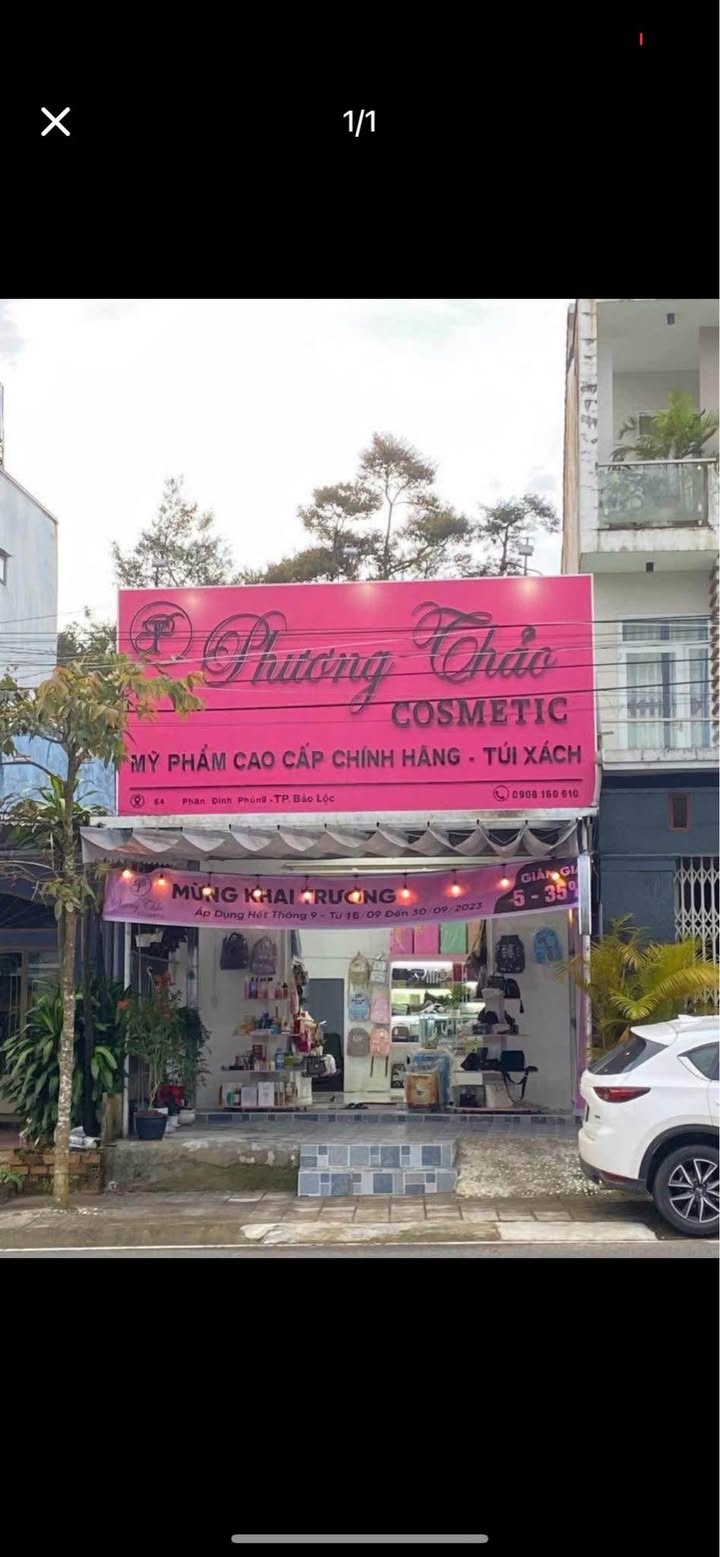 Nhà mặt tiền Phan Đình Phùng Bảo Lộc 60m² giá 6.6 tỷ - Kinh doanh sầm uất!