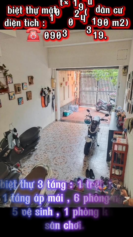 Biệt thự mặt tiền đường 19A, quận Bình Tân, 190m² giá 24.5 tỷ - Nhà mới, chính chủ!