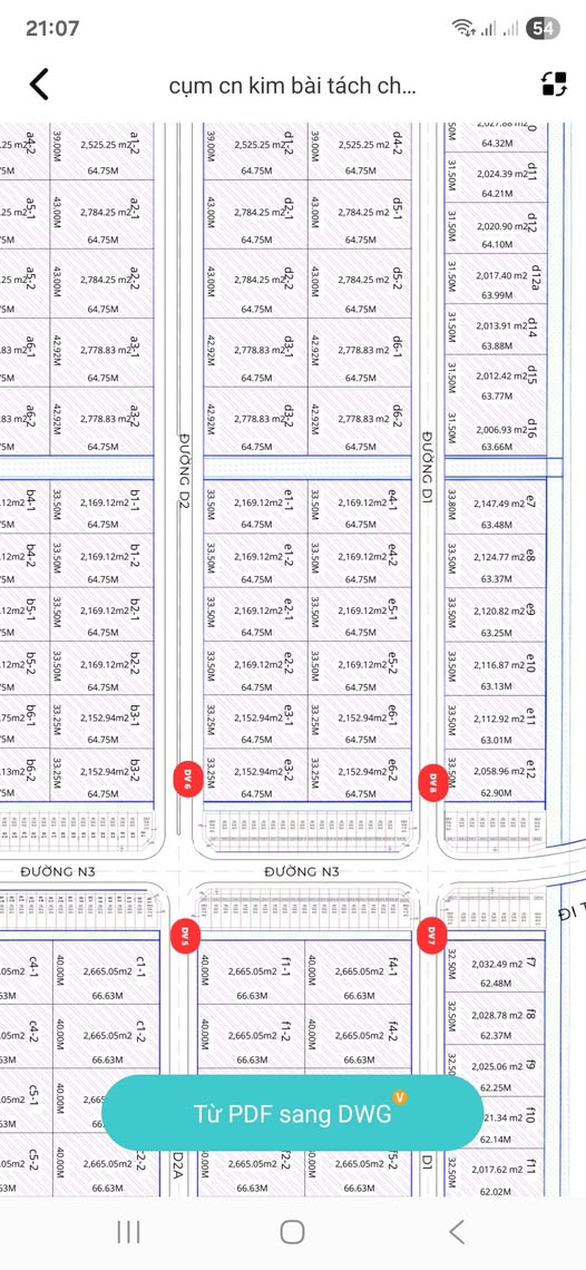 Đất xưởng Cụm CN Kim Bài Telin Park 2100m² giá 42.5 tỷ - Đầu tư sinh lời hấp dẫn!