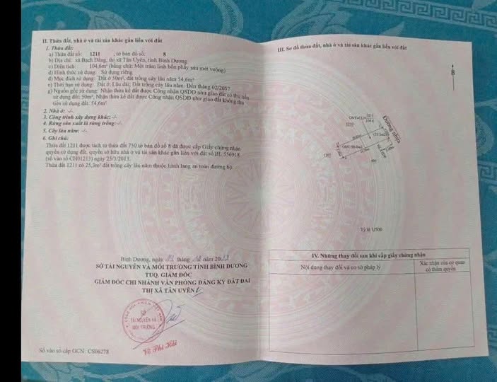 Đất nền Bạch Đằng Tân Uyên 105m² giá 1.15 tỷ - Sổ hồng chính chủ, giao ngay!