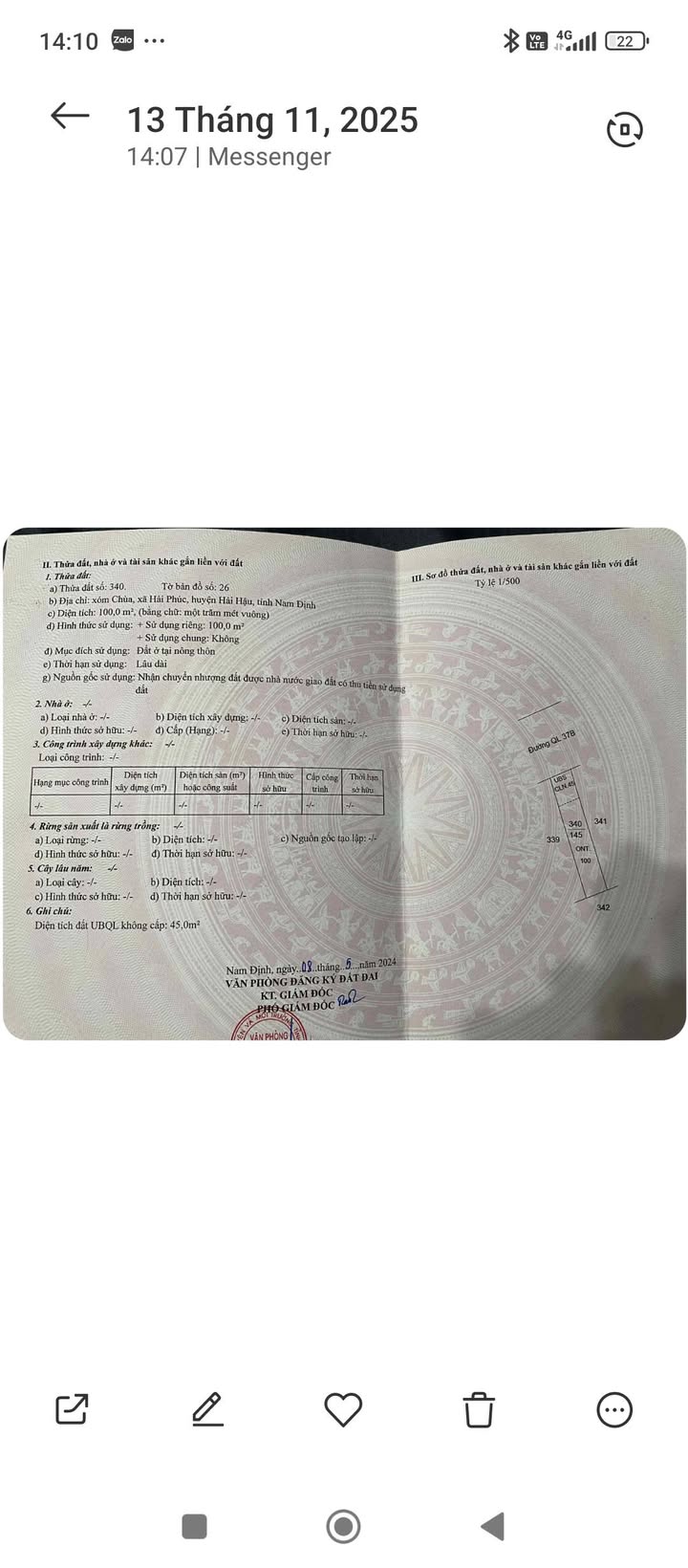 Nhà 2 tầng đường QL 37B, Hải Hậu, 100m² giá 2 tỷ - Vị trí đắc địa cho kinh doanh