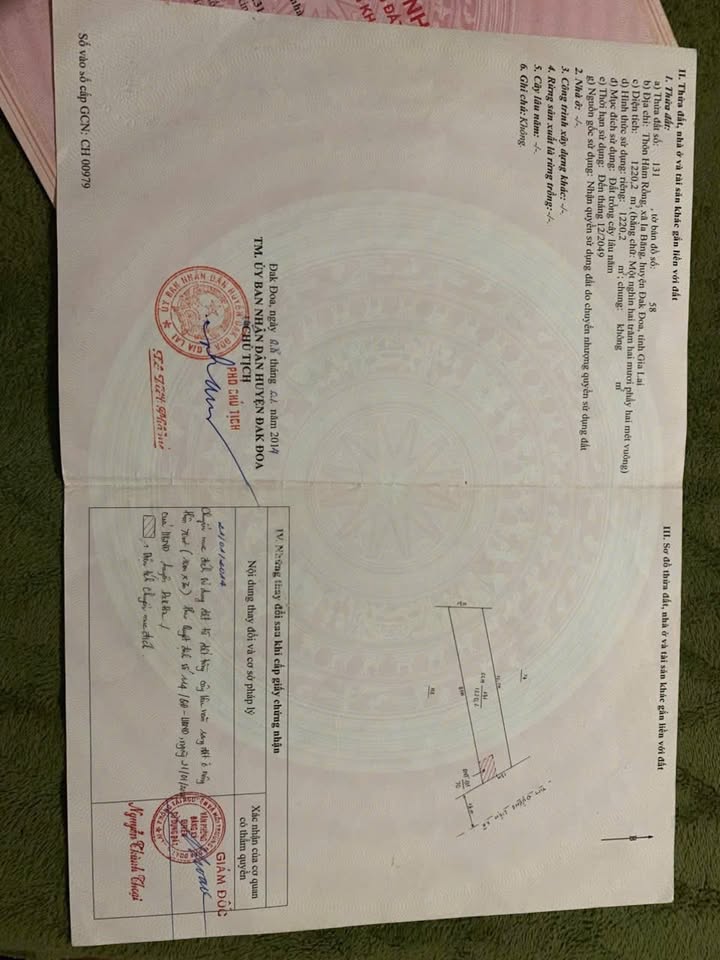 Đất mặt tiền Đăk Đoa, Gia Lai 1220m² - Thích hợp kinh doanh đa ngành nghề!