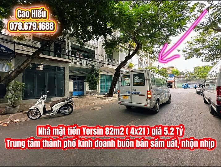 Nhà mặt tiền Yersin Tuy Hòa 82m² giá 5.2 tỷ - Chính chủ, đẹp lung linh!