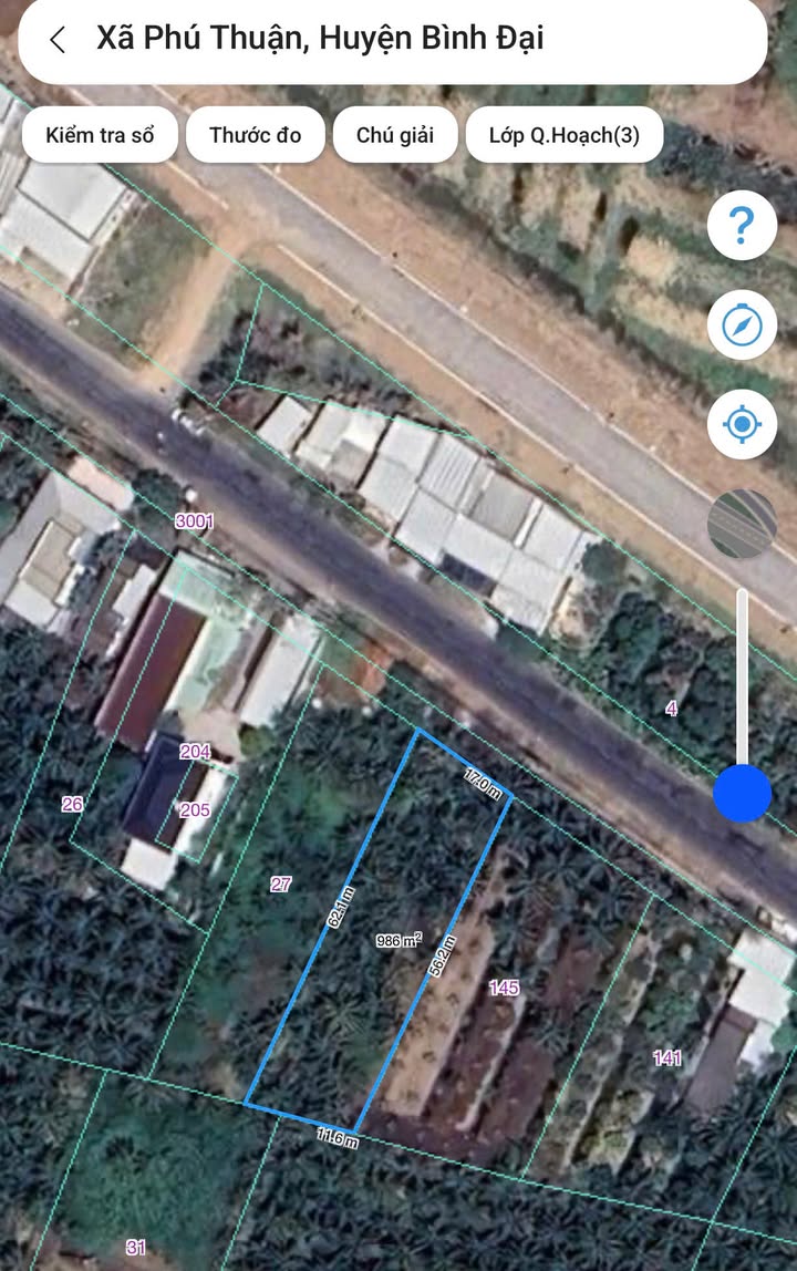 Đất mặt tiền Quốc lộ 57B, xã Phú Thuận, 1054m² giá 8.16 tỷ - Kinh doanh sầm uất!