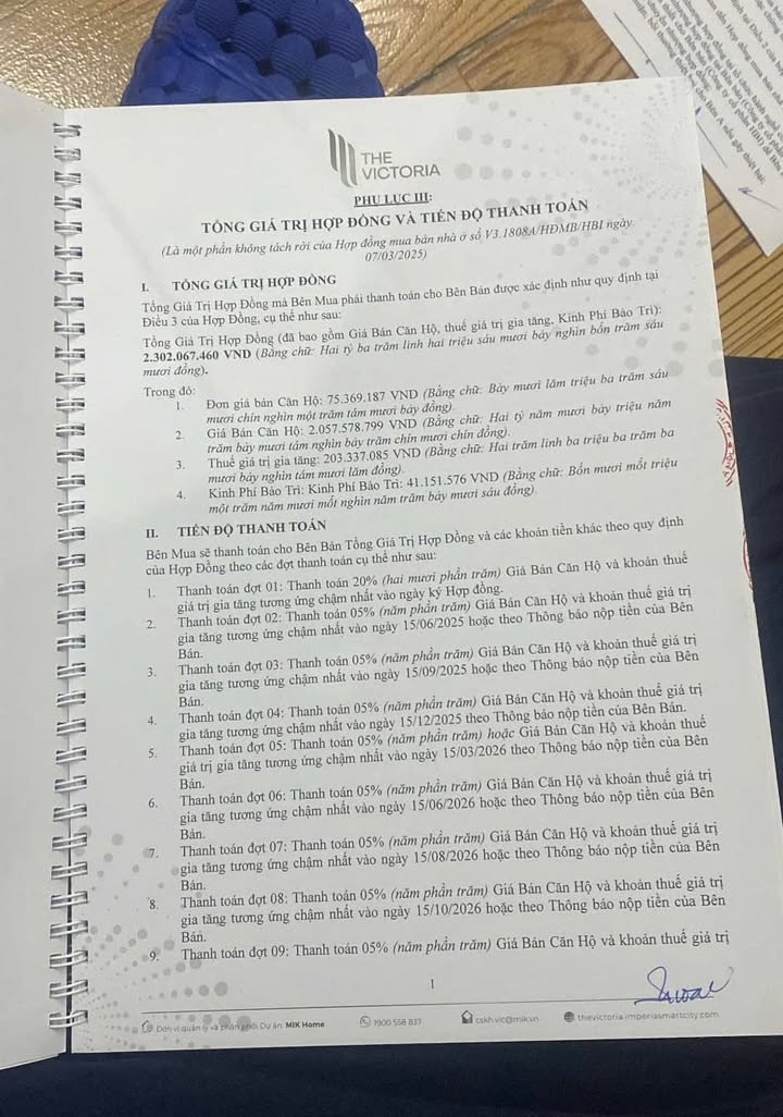 Căn hộ chung cư V3 đường Đại lộ Thăng Long 27.4m² giá 3.08 tỷ - Sẵn sàng nhận nhà 2027!