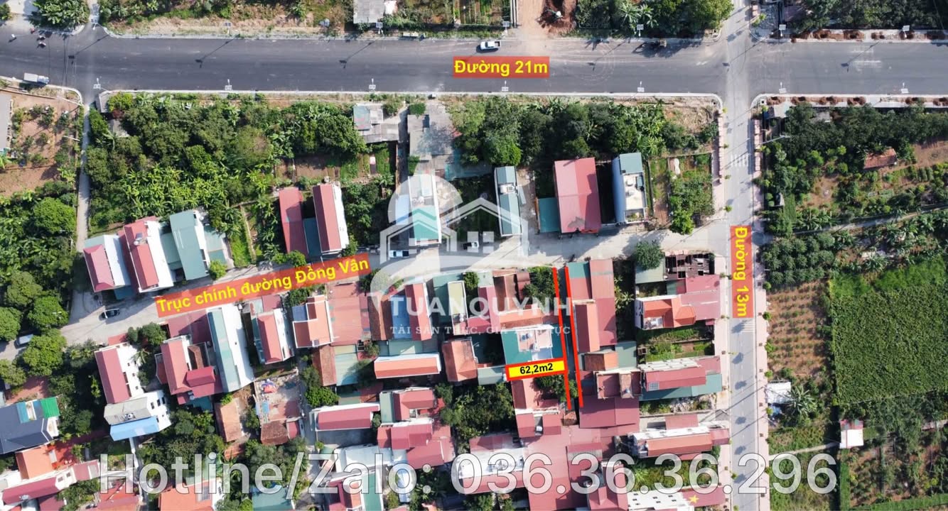 Đất nền 62,2m² xã Đồng Tháp, huyện Đan Phượng - Ô tô đỗ cửa, giá đầu tư tốt!