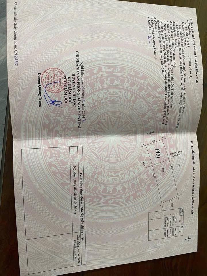 Đất nền Nghi Trung 126m² giá 3 tỷ - Cơ hội đầu tư tuyệt vời!