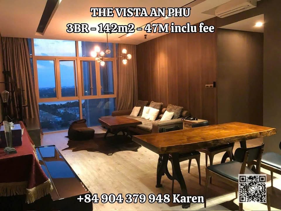 Căn hộ The Vista An Phú 142m² giá 47 tỷ - Không gian yên bình, nội thất sang trọng!