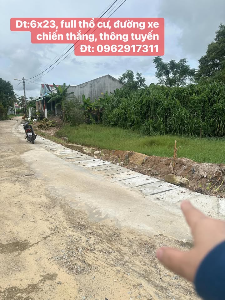 Bán lô đất Đào Duy Từ, xã Phù Mỹ, 138m² giá chỉ 5xx triệu - Cơ hội đầu tư tuyệt vời!