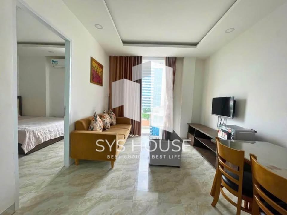 Căn hộ 1 phòng ngủ Vĩnh Hải Nha Trang 38m² giá 6.5 triệu - Nội thất đầy đủ, vào ở ngay!
