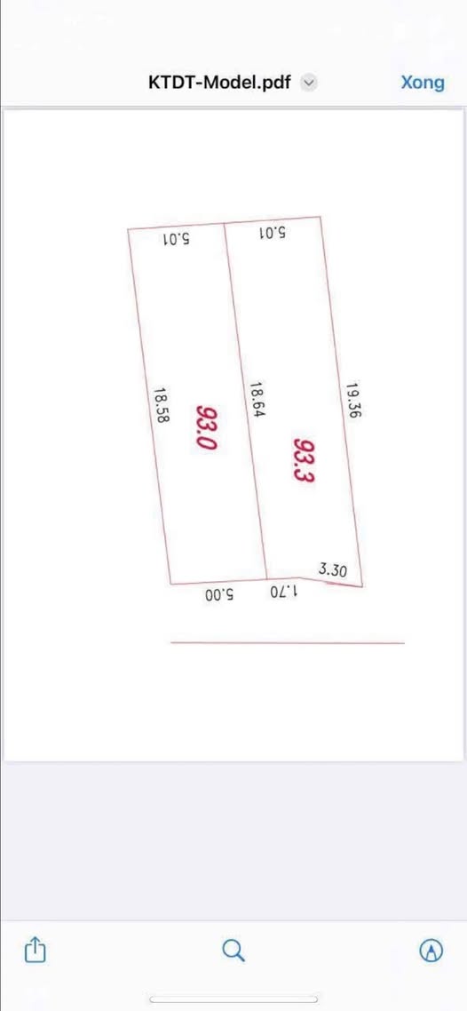 Đất Hiền Giang, Thường Tín 93m² giá 5.01 tỷ - Đường ô tô vào tận đất!