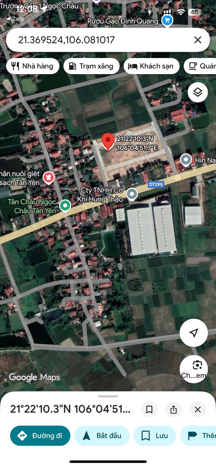 Đất nền Tân Yên Bắc Giang 110m² - Vị trí thuận lợi gần cụm công nghiệp