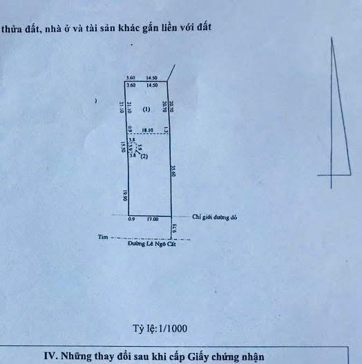 Đất nền mặt tiền Lê Ngô Cát, Thủy Xuân 1009m² giá 30 triệu/m² - Tiềm năng đầu tư sinh lời cao!