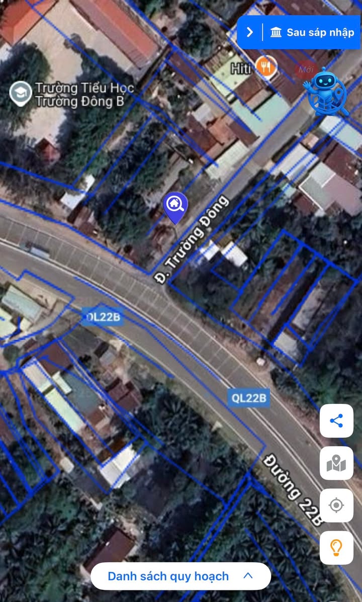 Đất nền 2 mặt tiền QL 22B và Đường Trường Đông, Phường Long Hoa, Tây Ninh, DT 388m² - Cơ hội đầu tư hiếm có!