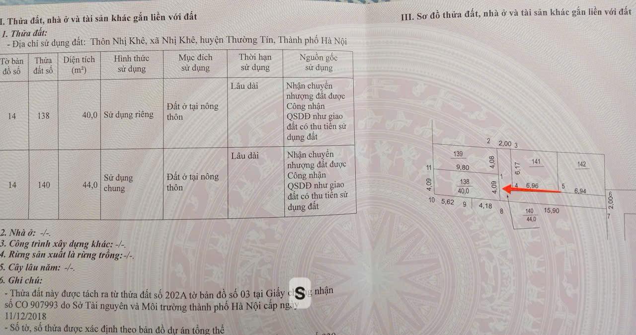 Nhà riêng Nhị Khê 40m² giá 2 tỷ - Tiềm năng tăng giá cao!