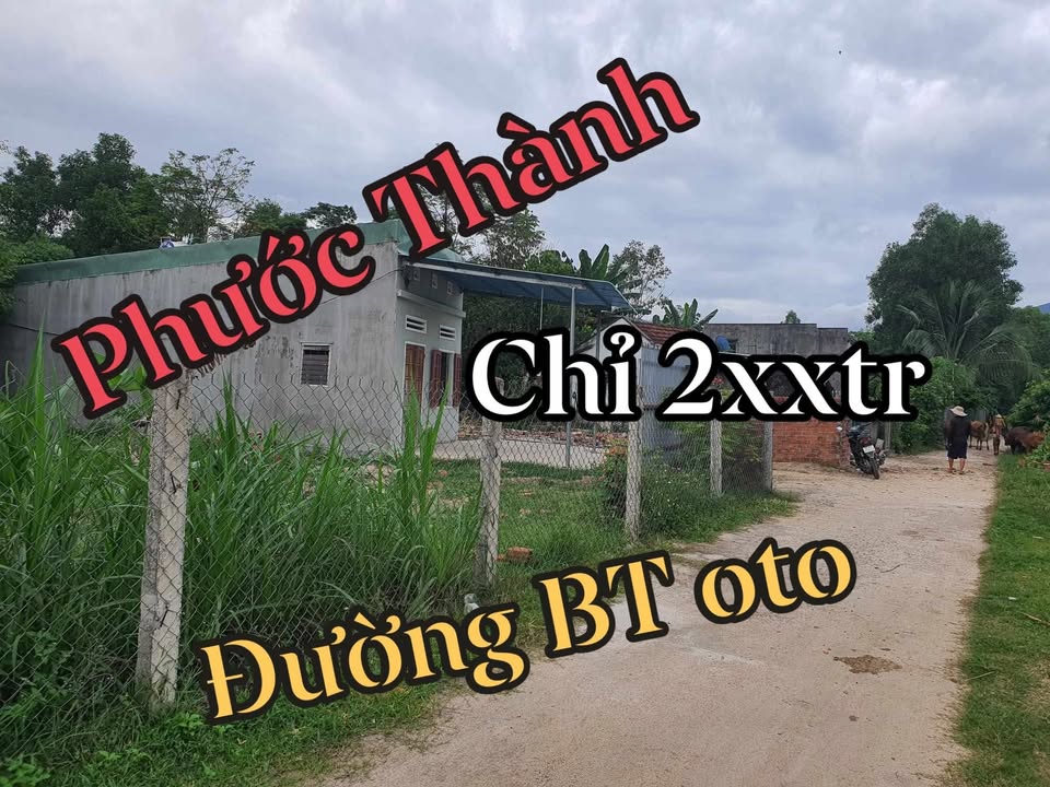 Đất nền Phước Thành 72m² giá 200 triệu - Cơ hội đầu tư sinh lời!