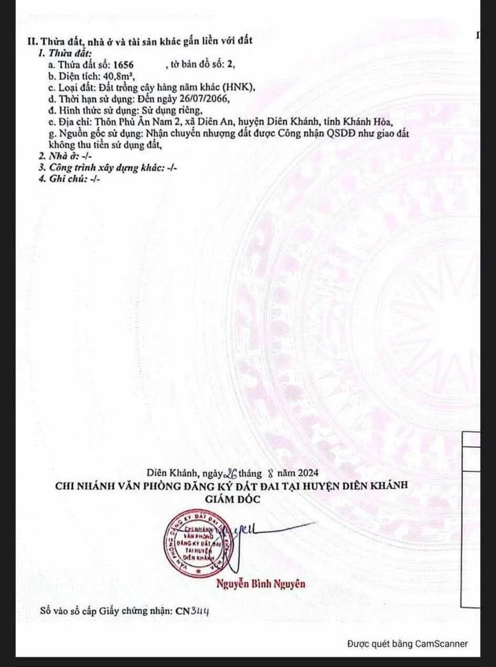 Đất nền Phú Ân Nam 2 Diên An 41m² giá 599 triệu - Đường bê tông chỉ 200m