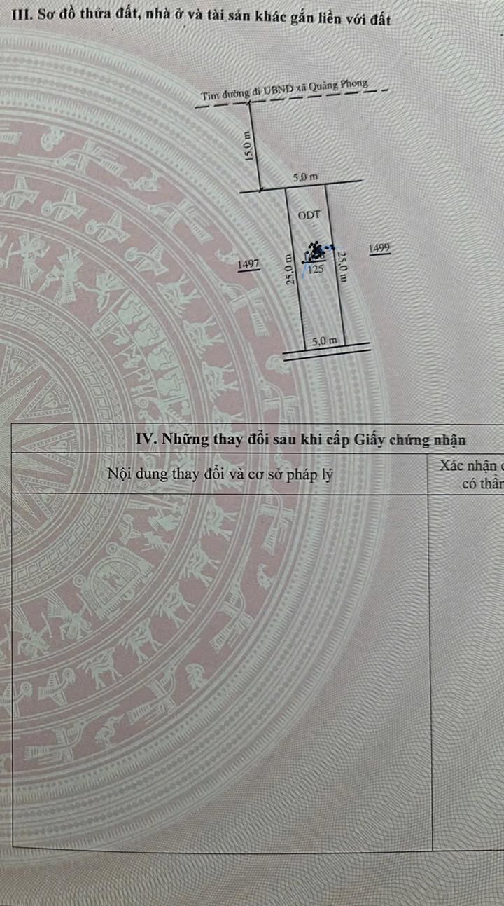 Đất nền tại Tân Phong, Quảng Xương 125m² - Hướng Bắc, giá thỏa thuận!