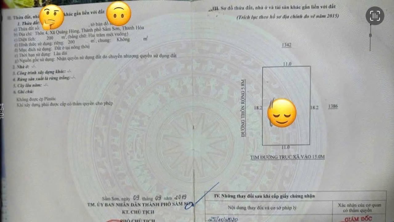 Đất nền Sầm Sơn Thanh Hóa 110m² giá 4.18 tỷ - Cơ hội đầu tư sinh lời tuyệt vời!