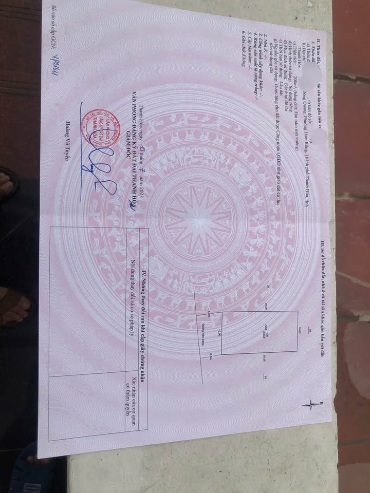 Đất nền đẹp Phường Hàm Rồng 200m² giá 3 tỷ - Đầu tư sinh lời ngay!