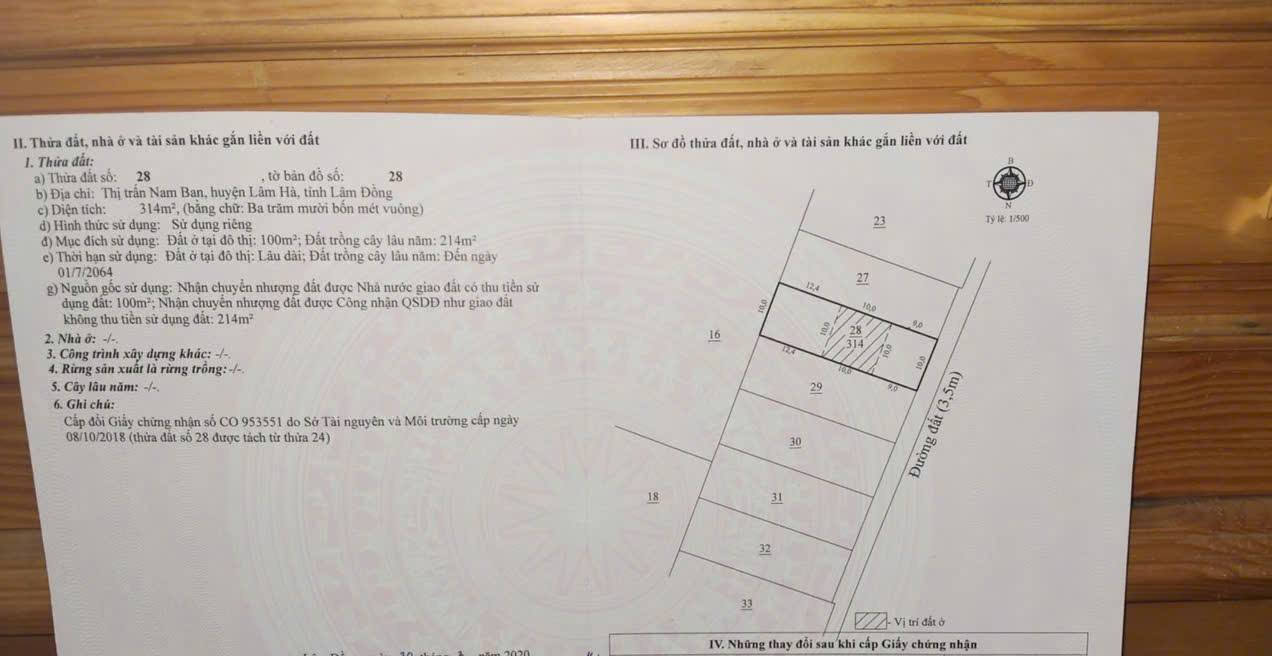 Đất nền Nam Ban Lâm Hà 320m² giá chỉ 1.6 tỷ - Cơ hội đầu tư hấp dẫn!