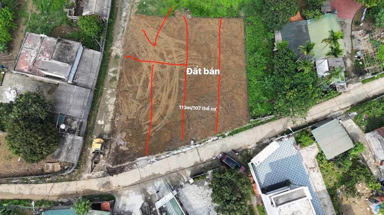 Đất thổ cư 113m² tại Đồng Bái, Lương Sơn - Sổ đỏ chính chủ, giá chỉ 1.9 tỷ!