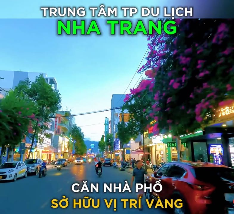 Bán gấp nhà 4 tầng mặt tiền đường Thái Nguyên Nha Trang - Giá 24 tỷ thương lượng!