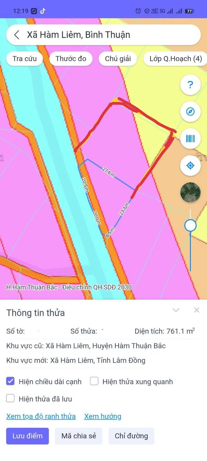 Đất nền 2,2 sào mặt tiền Kênh N27 Hàm Liêm giá 790 triệu - Tiềm năng đầu tư lớn!