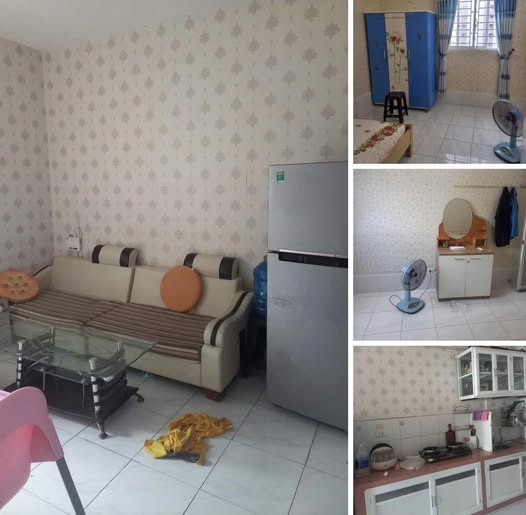 Căn hộ chung cư Long Thịnh, Quy Nhơn 52m² giá 3.5 triệu - Nội thất đầy đủ, chỉ việc dọn vào!