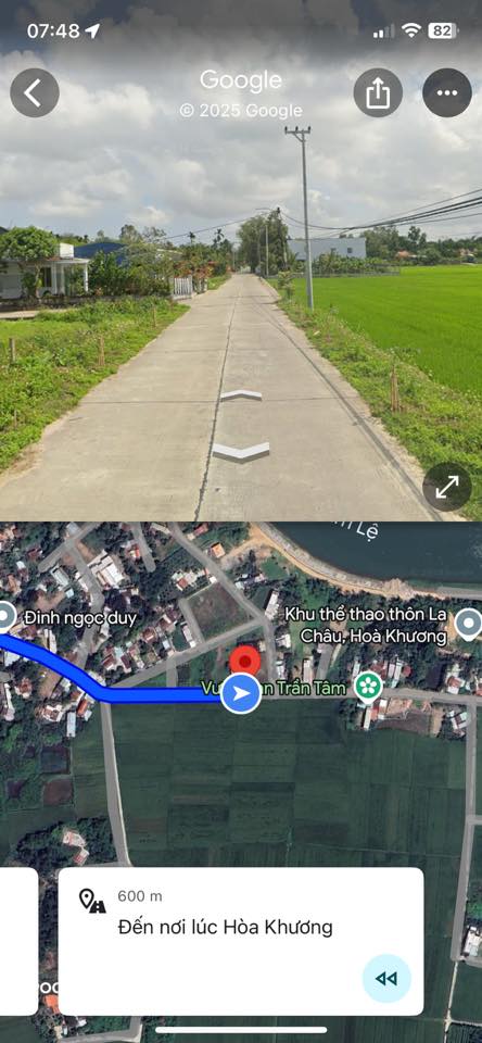 Đất nền Thôn La Châu, Hòa Khương, Đà Nẵng 159m² giá 1.4 tỷ - View đồng mát mẻ!