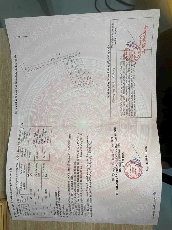 Đất Xâm Xuyên, Hồng Vân, Thường Tín 40.1m² giá 2.7 tỷ - Ô tô đỗ cửa, vị trí đẹp!