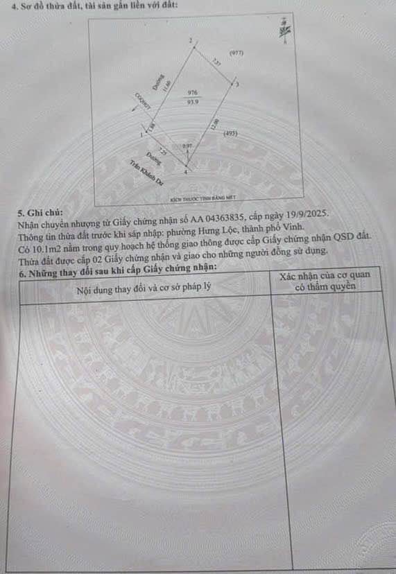 Đất nền góc Trần Khánh Dư, Hưng Lộc 94m² giá 4 tỷ - Đối diện Entiz!