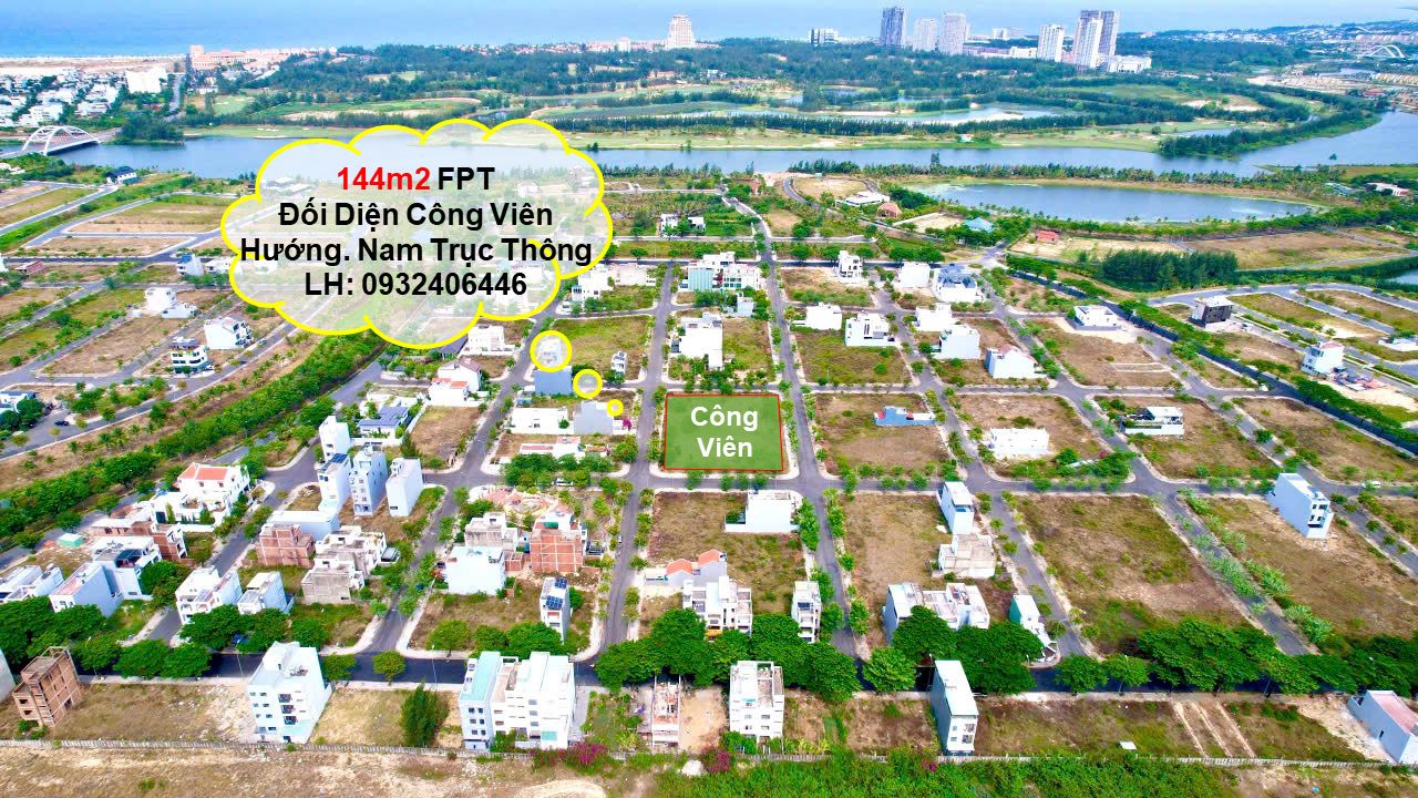 Đất nền FPT City Đà Nẵng 144m² giá 6.81 tỷ - Vị trí vàng gần công viên!