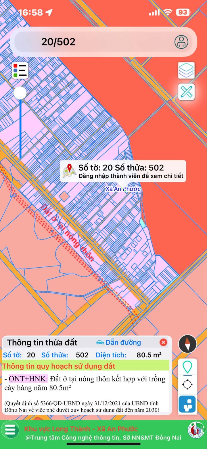 Đất nền lô góc ấp 8 An Phước, Long Thành 80m² giá 1 tỷ - Sổ đỏ chính chủ!