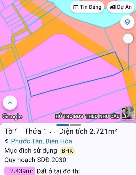 Đất Phước Tân 200m² giá 490 triệu - Đầu tư sinh lời ngay!