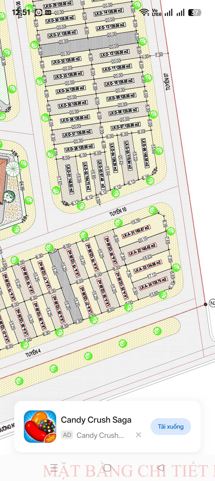 Mặt bằng Hải Ninh Nghi Sơn 122m² - Đẹp nhất khu vực, thanh khoản nhanh!