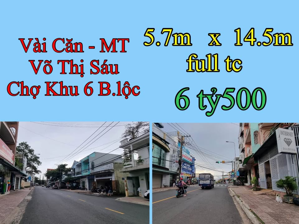 Nhà phố mặt tiền Võ Thị Sáu, 82.65m² giá 6.5 tỷ - Đầu tư sinh lời ngay!