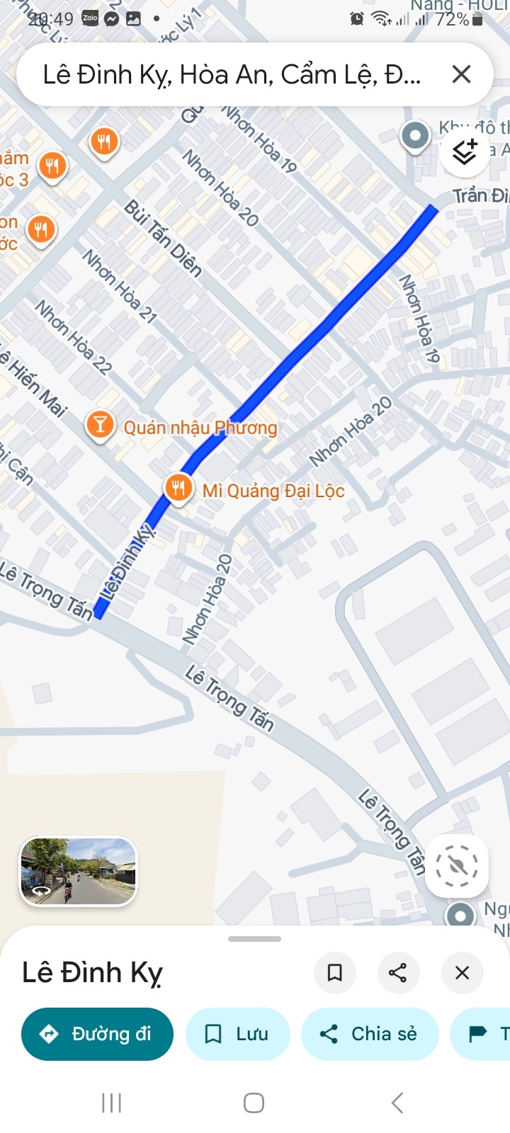 Dãy trọ mặt tiền Lê Đình Kỵ, 100m² giá 4.8 tỷ - Cơ hội đầu tư hấp dẫn!