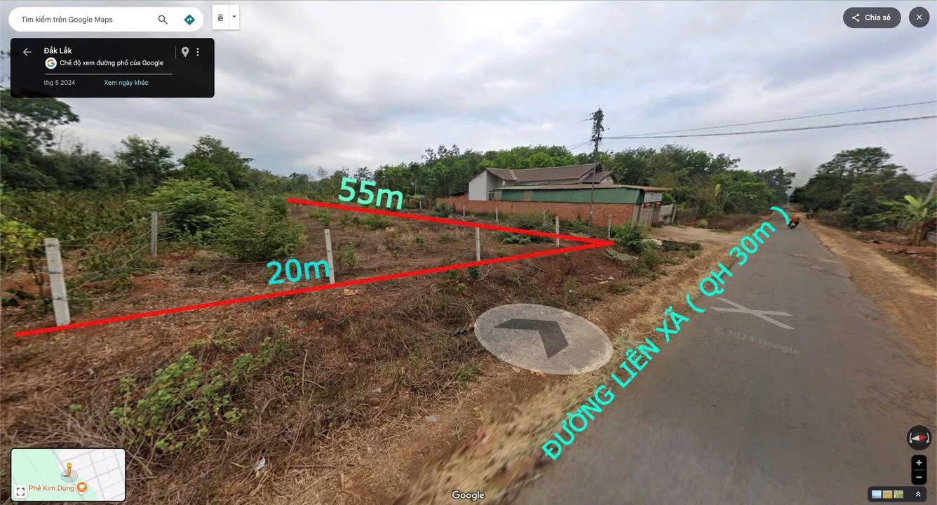 Đất nền 1060m² mặt tiền trục chính liên xã Ea Drơng - Cơ hội đầu tư hiếm có!